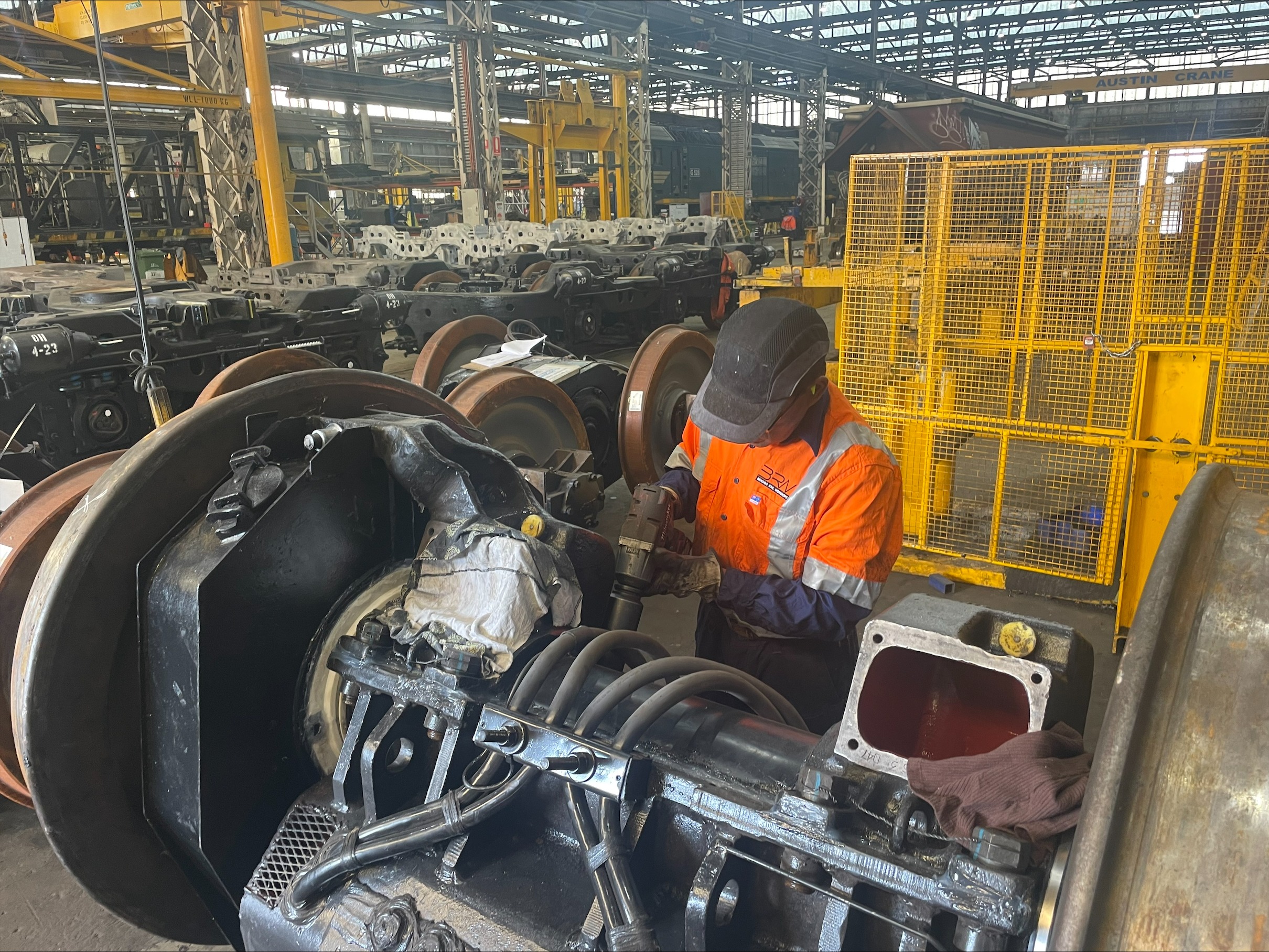 Bendigo Rail Workshops Maintenance Personnel